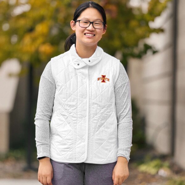Antigua Women's I-State White Vest